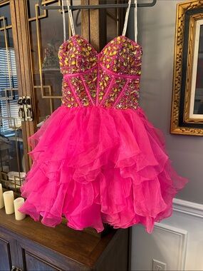 party time formals dresses Tea Length Bridesmaid Dresses Satin Sweetheart Spaghetti Straps main image 0